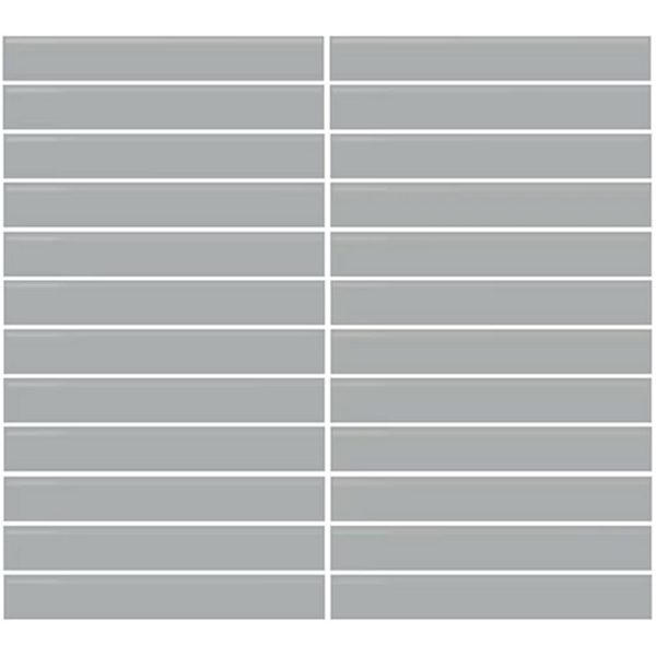 Picture of Daltile - Color Wheel Mosaic Straight Joint 1 x 6 Matte Desert Gray