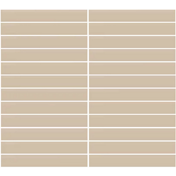 Picture of Daltile - Color Wheel Mosaic Straight Joint 1 x 6 Matte Urban Putty