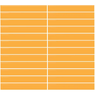 Picture of Daltile - Color Wheel Mosaic Straight Joint 1 x 6 Mustard