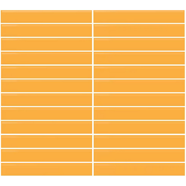 Picture of Daltile - Color Wheel Mosaic Straight Joint 1 x 6 Mustard