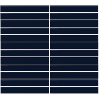 Picture of Daltile - Color Wheel Mosaic Straight Joint 1 x 6 Navy