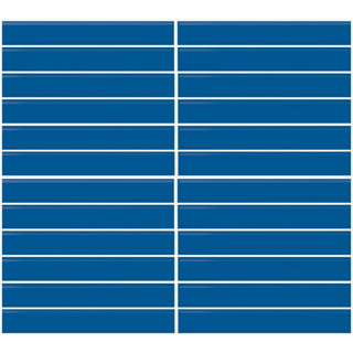 Picture of Daltile - Color Wheel Mosaic Straight Joint 1 x 6 Sea Breeze