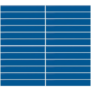 Picture of Daltile - Color Wheel Mosaic Straight Joint 1 x 6 Sea Breeze