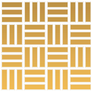 Picture of Daltile - Color Wheel Mosaic Lattice Weave Mustard
