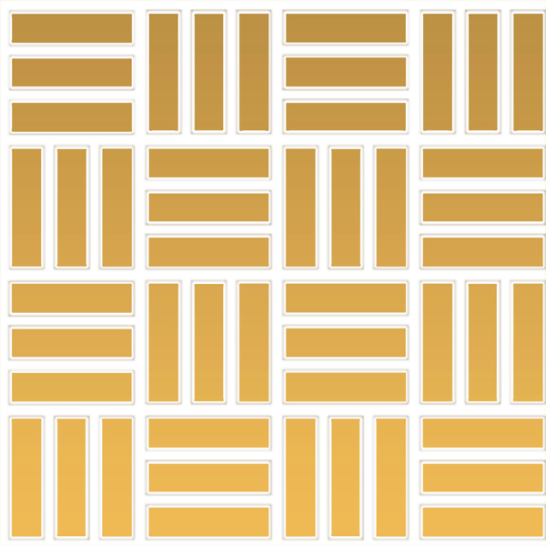 Picture of Daltile - Color Wheel Mosaic Lattice Weave Mustard