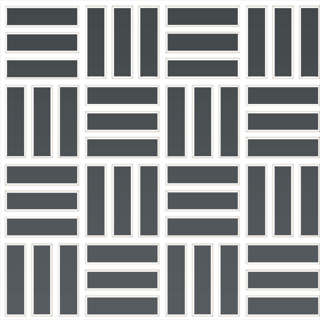 Picture of Daltile - Color Wheel Mosaic Lattice Weave Matte Chalkboard