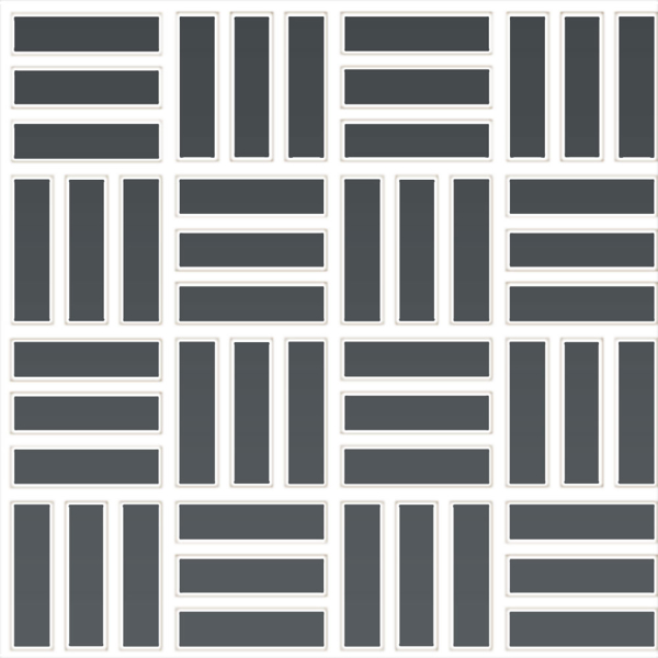Picture of Daltile - Color Wheel Mosaic Lattice Weave Matte Chalkboard