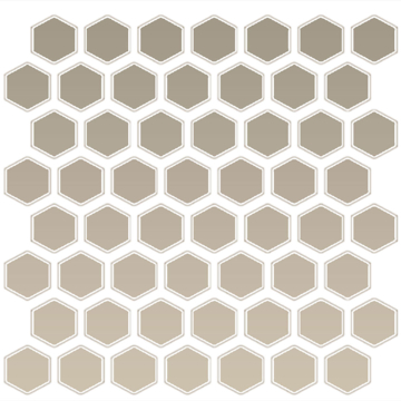 Picture of Daltile - Color Wheel Mosaic Hexagon Urban Putty