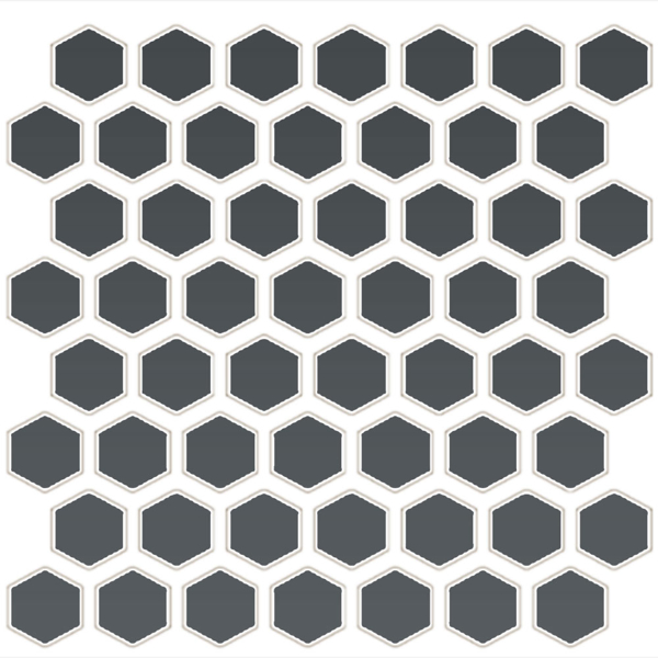 Picture of Daltile - Color Wheel Mosaic Hexagon Matte Chalkboard