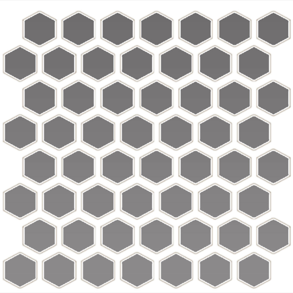 Picture of Daltile - Color Wheel Mosaic Hexagon Matte Suede Grey