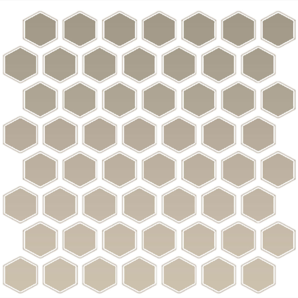 Picture of Daltile - Color Wheel Mosaic Hexagon Matte Urban Putty