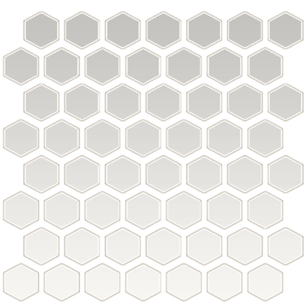 Picture of Daltile - Color Wheel Mosaic Hexagon Matte Arctic White