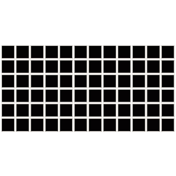 Picture of Daltile - Color Wheel Mosaic Matte Black