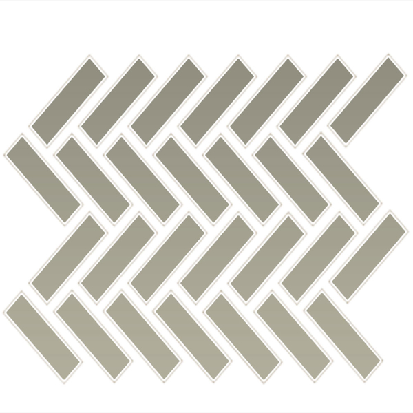 Picture of Daltile - Color Wheel Mosaic Herringbone Architectural Grey