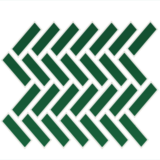 Picture of Daltile - Color Wheel Mosaic Herringbone Emerald