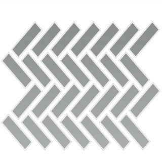 Picture of Daltile - Color Wheel Mosaic Herringbone Matte Desert Grey