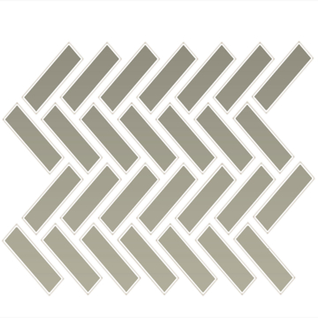 Picture of Daltile - Color Wheel Mosaic Herringbone Matte Architectural Grey