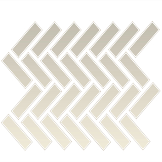 Picture of Daltile - Color Wheel Mosaic Herringbone Matte Biscuit
