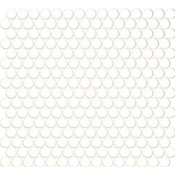 Picture of Daltile - Color Wheel Mosaic Penny Round Arctic White