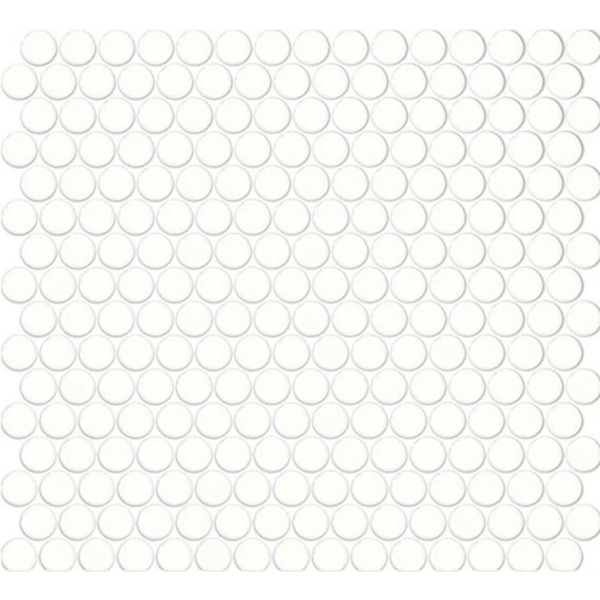 Picture of Daltile - Color Wheel Mosaic Penny Round Arctic White