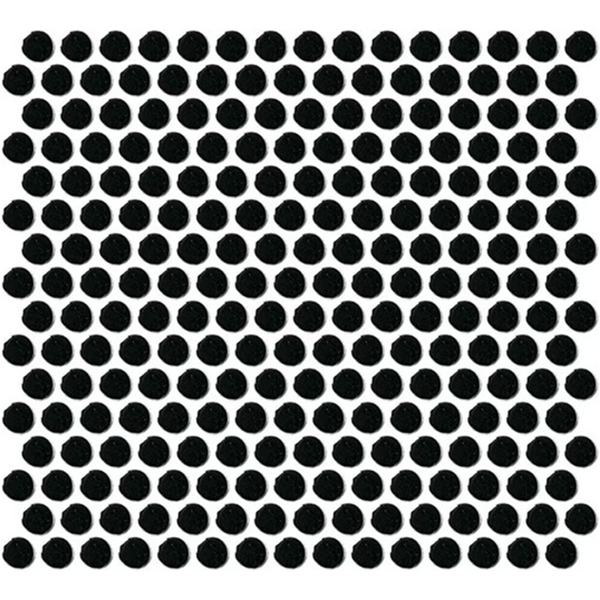 Picture of Daltile - Color Wheel Mosaic Penny Round Black