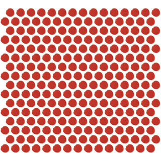 Picture of Daltile - Color Wheel Mosaic Penny Round Currant