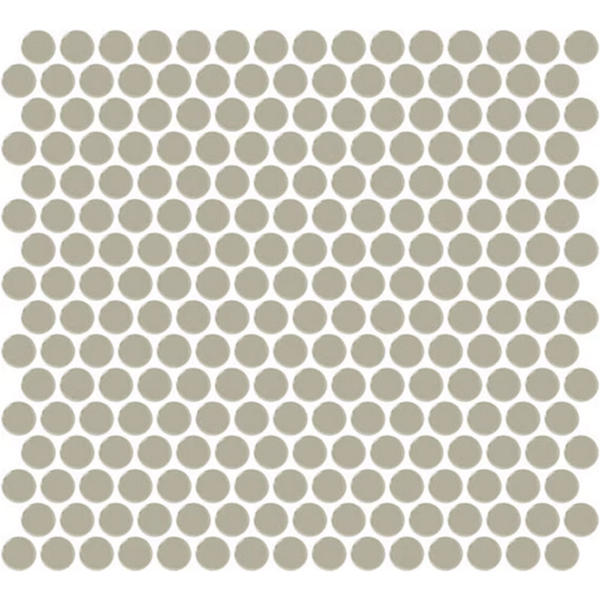 Picture of Daltile - Color Wheel Mosaic Penny Round Matte Architectural Gray