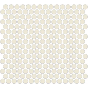 Picture of Daltile - Color Wheel Mosaic Penny Round Matte Biscuit