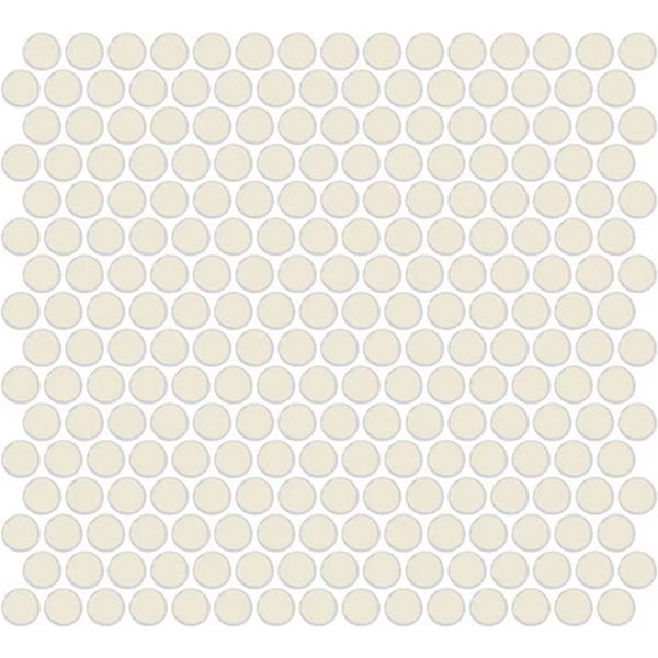 Picture of Daltile - Color Wheel Mosaic Penny Round Matte Biscuit