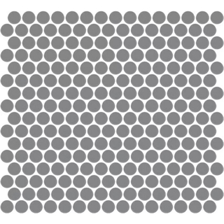 Picture of Daltile - Color Wheel Mosaic Penny Round Matte Suede Gray