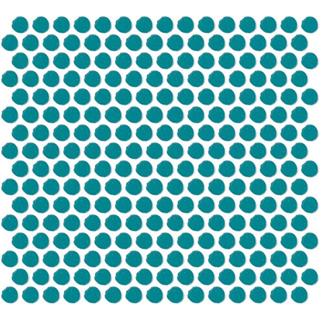 Picture of Daltile - Color Wheel Mosaic Penny Round Ocean Blue
