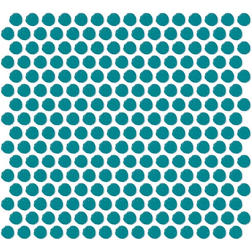 Picture of Daltile - Color Wheel Mosaic Penny Round Ocean Blue