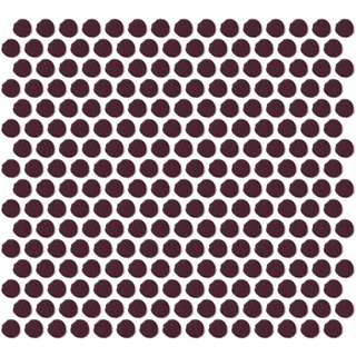 Picture of Daltile - Color Wheel Mosaic Penny Round Plum Crazy