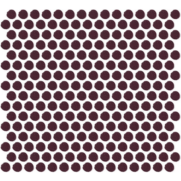 Picture of Daltile - Color Wheel Mosaic Penny Round Plum Crazy