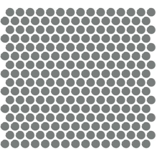 Picture of Daltile - Color Wheel Mosaic Penny Round Suede Gray