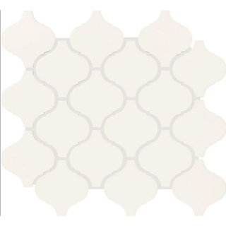 Picture of Daltile - Color Wheel Retro Arabesque Matte Arctic White