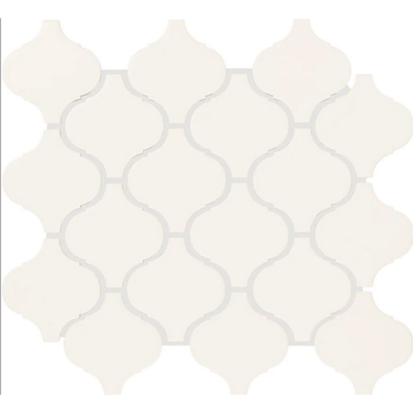 Picture of Daltile - Color Wheel Retro Arabesque Matte Arctic White