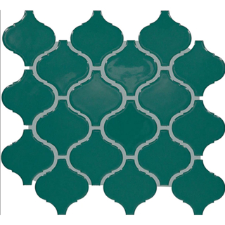 Picture of Daltile - Color Wheel Retro Arabesque Peaock Glossy