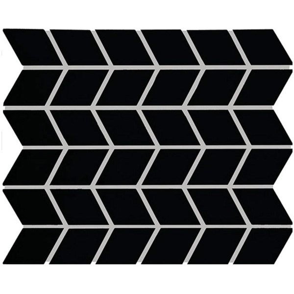 Picture of Daltile - Color Wheel Retro Chevron Matte Black