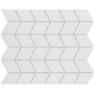 Picture of Daltile - Color Wheel Retro Chevron Arctic White Glossy