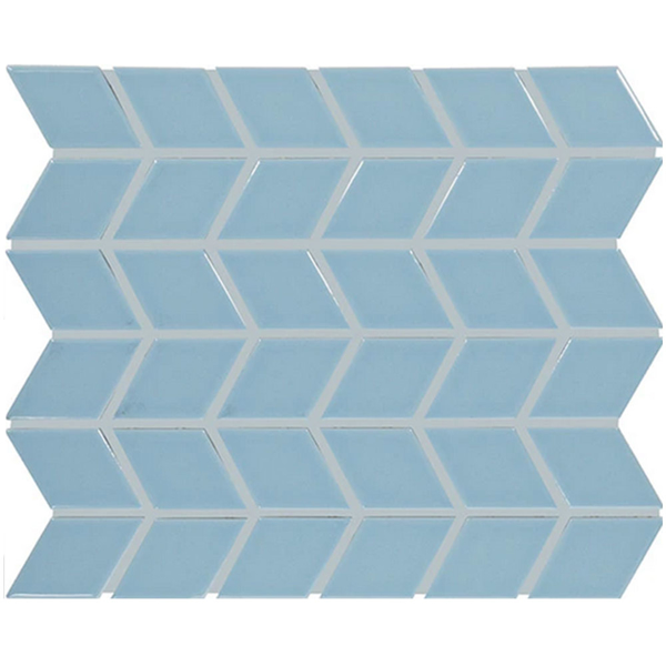 Picture of Daltile - Color Wheel Retro Chevron Waterfall Glossy