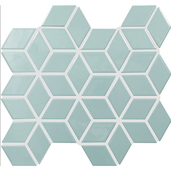 Picture of Daltile - Color Wheel Retro Cube Spa Glossy