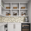 Picture of Daltile - Stone Decorative Accents Baroque Mosaic Blanc Et Beige