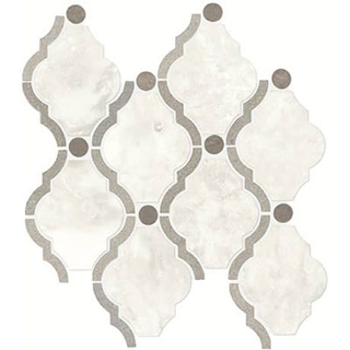 Picture of Daltile - Stone Decorative Accents Framed Baroque Mosaic Stormy Mist Blend Polished