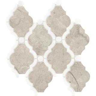 Picture of Daltile - Stone Decorative Accents Framed Baroque Mosaic Volcanic Gray Blend Honed