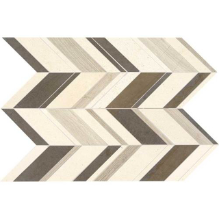 Picture of Daltile - Stone Decorative Large Chevron Fusion Gris