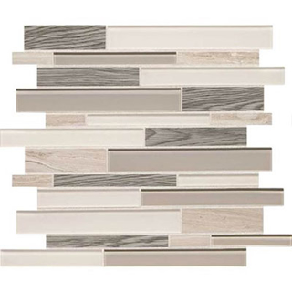 Picture of Daltile - Idyllic Blends Random Linear Mosaic Serene Storm