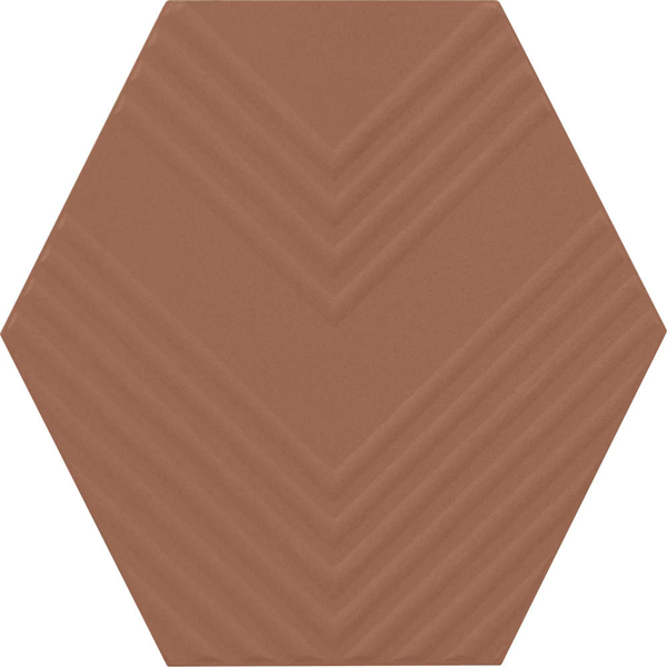 Picture of Marazzi - Rhyme and Reason Hexagon Warm Terracotta