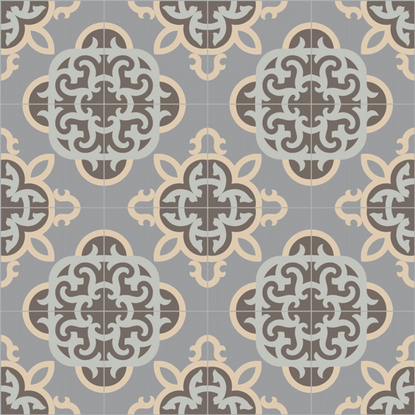 Picture of Bisazza Mosaico - Cementiles Decorations Square Clockwork Rhino