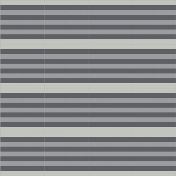 Picture of Bisazza Mosaico - Cementiles Decorations Square Pipe Straight Grey